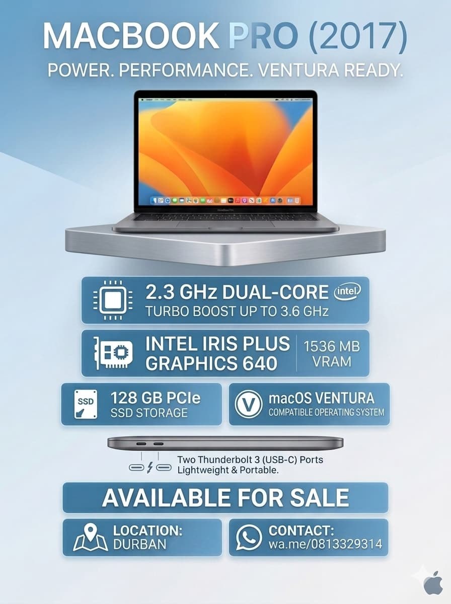 MacBook Pro 2017 13-inch